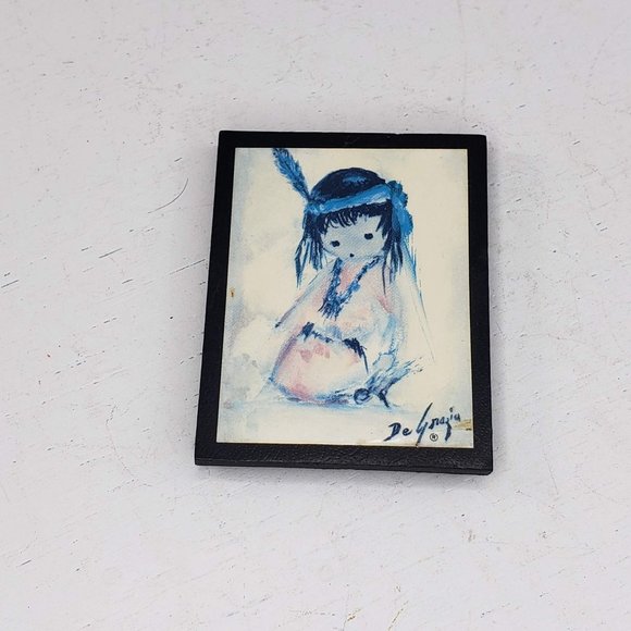 DeGrazia Native American Magnet Kitchen Fridge Vintage - Picture 3 of 9